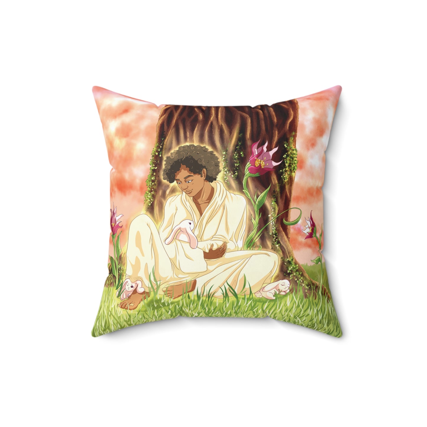 Passover Jesus Design - Square Pillow