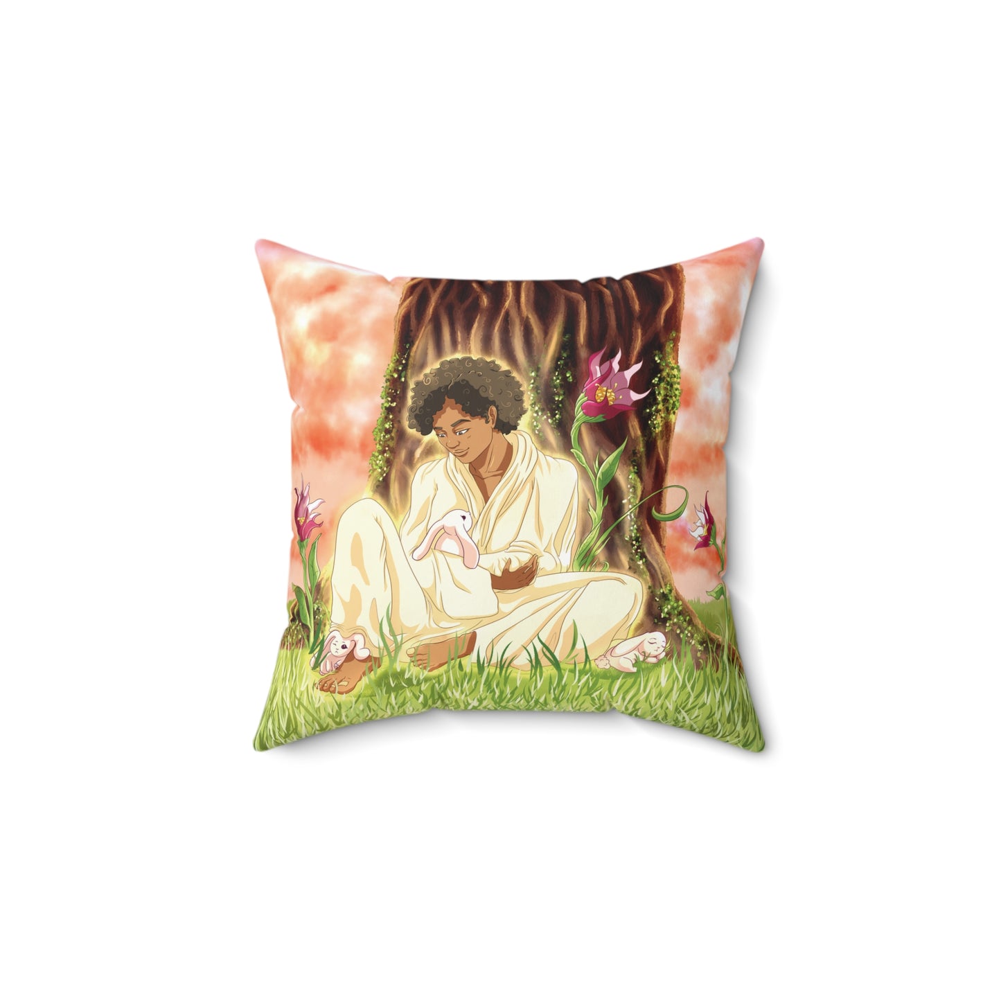 Passover Jesus Design - Square Pillow