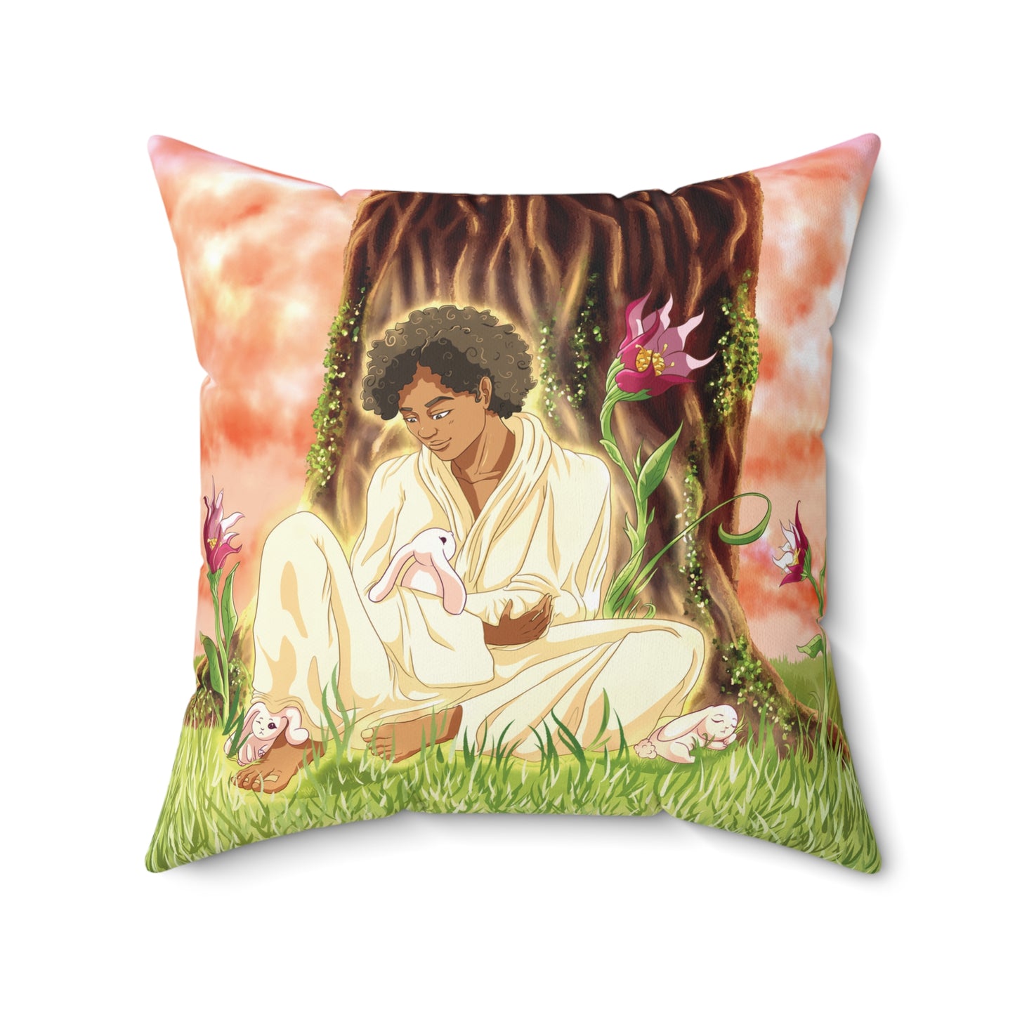 Passover Jesus Design - Square Pillow