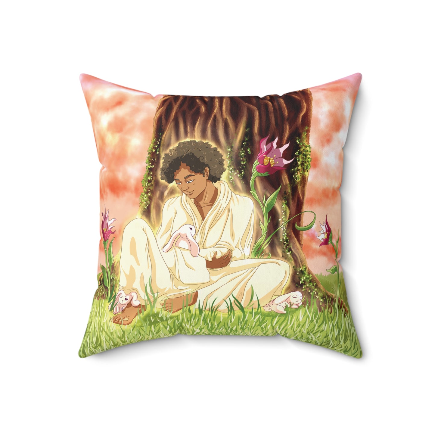 Passover Jesus Design - Square Pillow