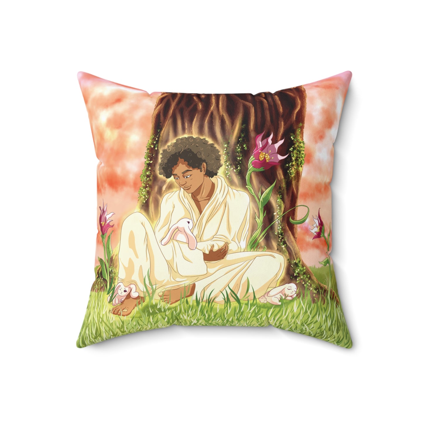 Passover Jesus Design - Square Pillow